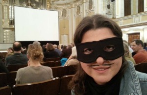 Kino zum Faschingsbeginn. Wer maskiert war, hat gratis Popcorn bekommen (Foto: Walter Oberascher)