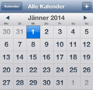 Kalender digital
