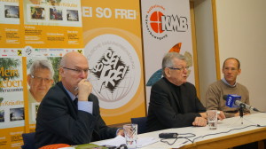 Mit Wolfgang Kumpfmüller und Wolfgang Heindl bei der Pressekonferenz